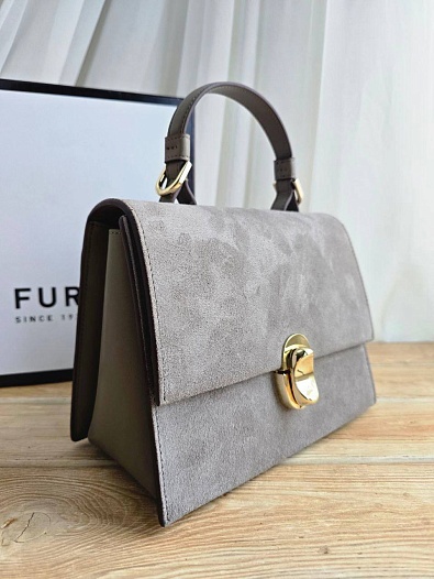 Замшевая сумка Furla Eclisse S 21x17 см   