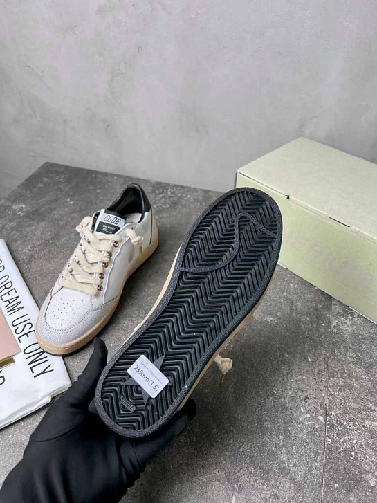 Женские кожаные кроссовки Golden Goose Ball Star premium