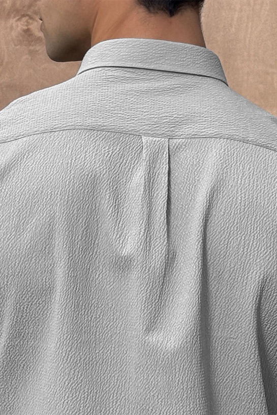 Мужская серая рубашка Etro Pegasus logo