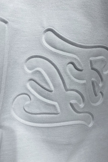Мужская белая футболка Fendi FF pressed logo   