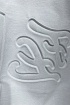 Мужская белая футболка Fendi FF pressed logo