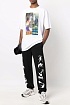 Белая оверсайз футболка Heron Preston Split Light Herons