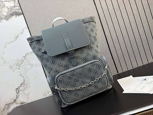 Джинсовый рюкзак Louis Vuitton Montsouris 40x37 см   