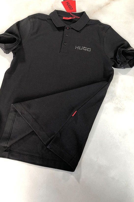 Мужское поло Hugo Boss цвета индиго