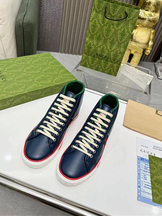 Мужские кроссовки Gucci Tennis 1977 high-top - Blue