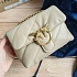 Женская кожаная сумка Love 21x15 - Beige