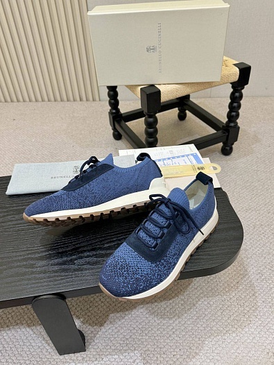Мужские кроссовки Brunello Cucinelli knitted   
