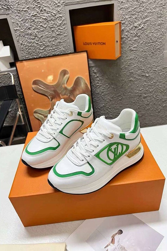 Женские кожаные кроссовки Louis Vuitton Neo Run Away