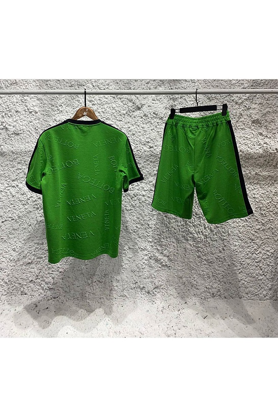 Мужские шорты Bottega Veneta embossed - Green