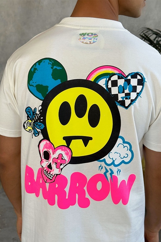Мужская белая футболка Barrow