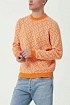 Мужской джемпер Fendi Jacquard FF - Orange