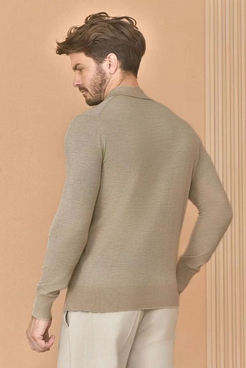 Поло с длинным рукавом Loro Piana Premium - Flower Aprecot   