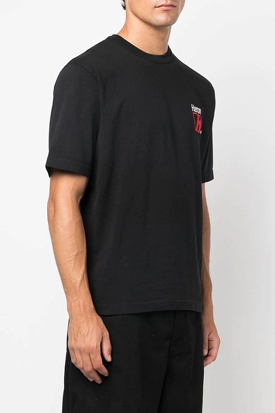 Чёрная оверсайз футболка Heron Preston Multi Censored logo-print