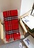 Шарф Burberry two-tone Check premium 168x30 см - Red