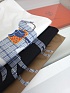 Мужская чёрная футболка Hermes premium
