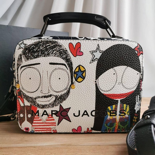 Кожаная сумка Marc Jacobs 20x15 см   
