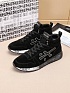 Замшевые кроссовки с мехом Premiata high-top - Black