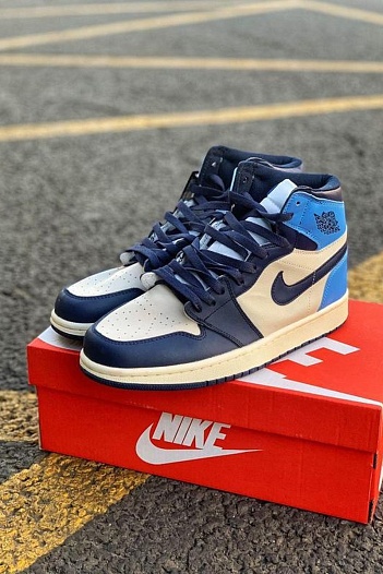 Кроссовки Nike Air Jordan 1 Retro High "Obsidian"   