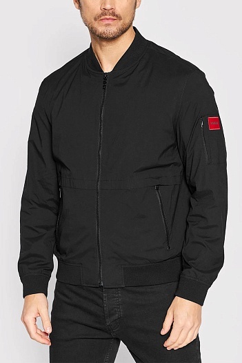 Мужская ветровка Hugo Boss чёрного цвета   