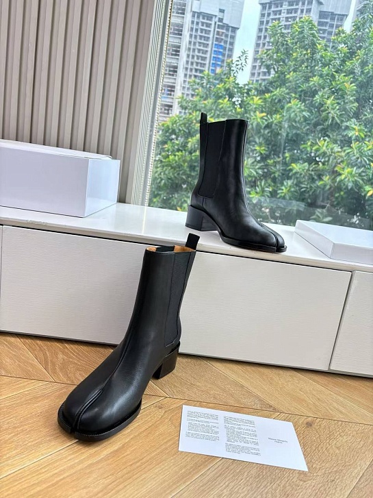 Женские кожаные сапоги Maison Margiela premium