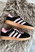 Женские кроссовки Adidas Spezial - Black / Pink