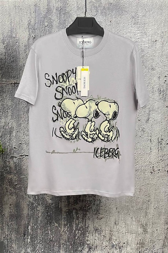 Мужская футболка Iceberg "Snoopy" - Grey