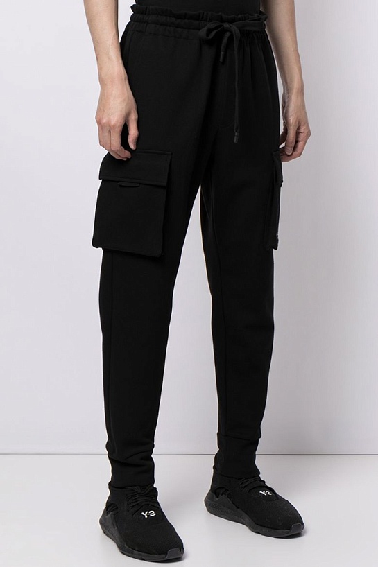 Мужские чёрные джоггеры Dolce&Gabbana cargo-pocket