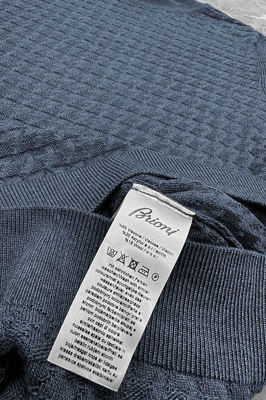 Мужская водолазка Brioni цвета индиго