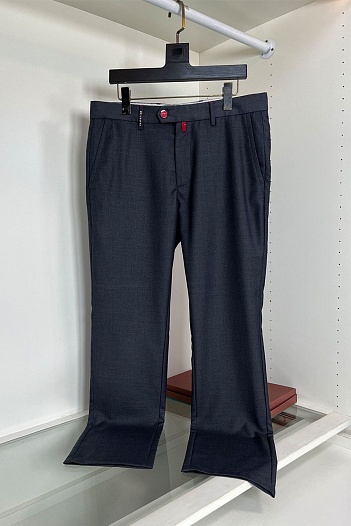 Мужские серые брюки Kiton premium   
