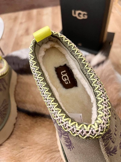 Женские замшевые ботинки UGG Tazz Platform Erewhon - Brown   