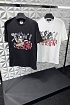 Белая оверсайз футболка Dsquared2 graffiti-print