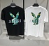Чёрная оверсайз футболка Amiri Playboy Bunny