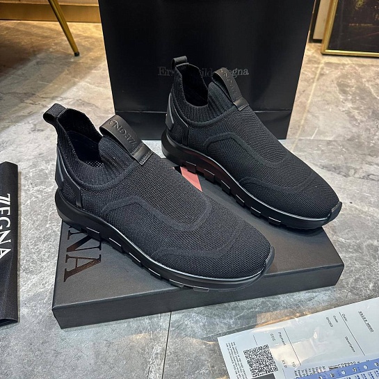 Мужские текстильные кроссовки Ermenegildo Zegna