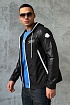 Мужская чёрная ветровка Moncler Vaugirard