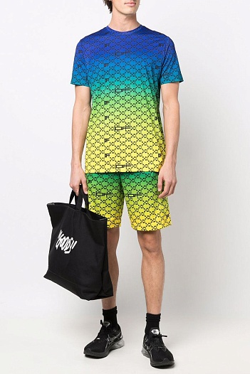 Оверсайз футболка Off-White Arrows gradient-print   