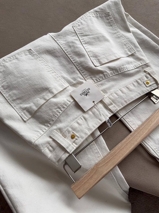 Женские джинсы Hermes premium - White