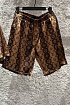 Брендовые мужские шорты Louis Vuitton Monogram all-over - Brown