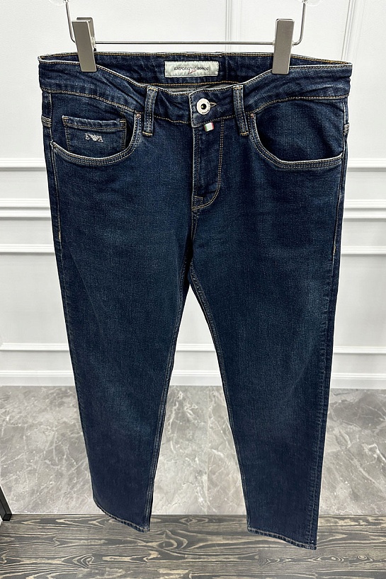 Джинсы тёмно-синего цвета Emporio Armani regular fit