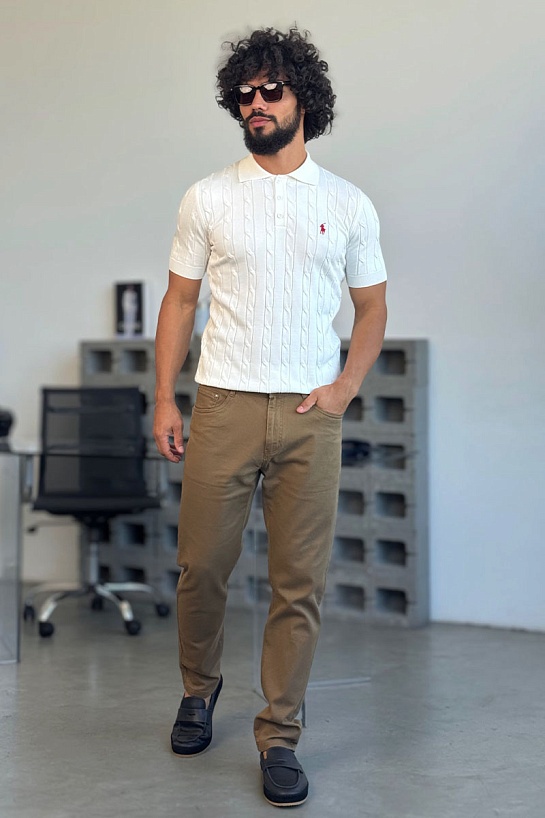 Мужские джинсы Zegna premium - Brown