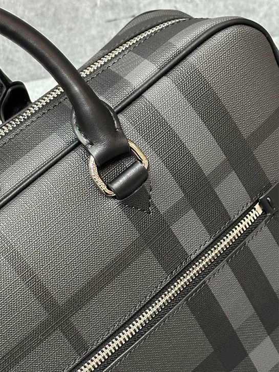 Мужской портфель Burberry Ainsworth Premium 37x26x9 см - Black