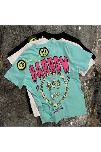 Зелёная оверсайз футболка Barrow "Right Place Wrong Time"   