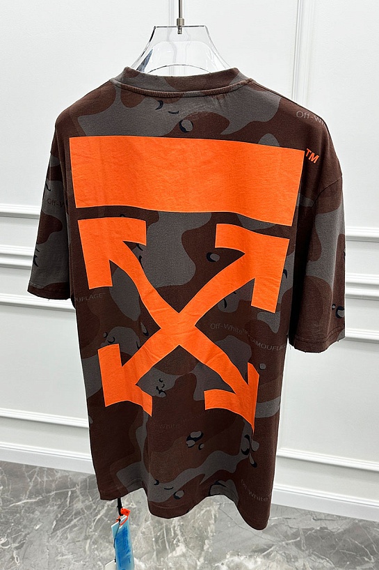 Оверсайз футболка Off-White Arrows Camo