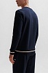 Мужской тёмно-синий свитшот Hugo Boss Iconic