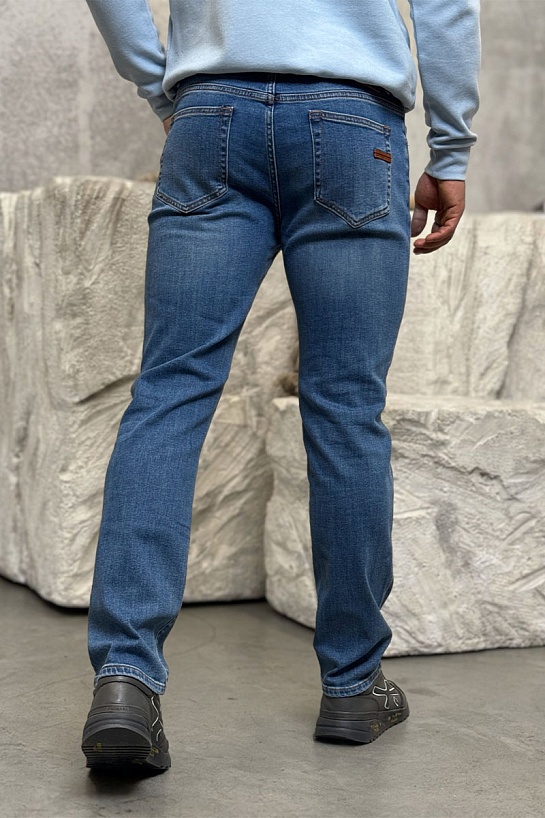 Мужские синие джинсы Zegna Premium