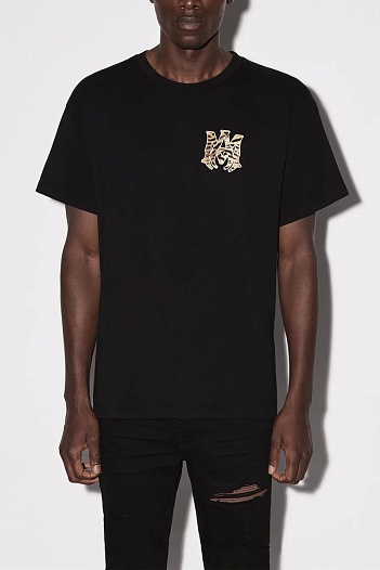 Чёрная мужская футболка Amiri Chinese New Year logo   