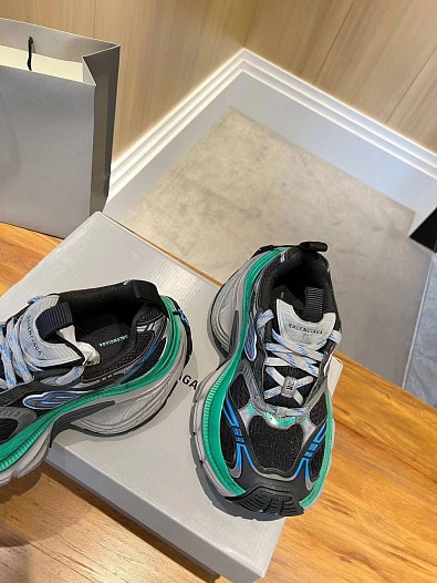 Женские комбинированные кроссовки Balenciaga Women's 10XL - Black / Green   