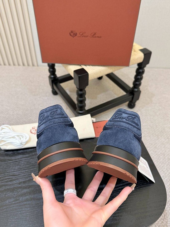 Мужские кроссовки Loro Piana Week End Walk - Navy