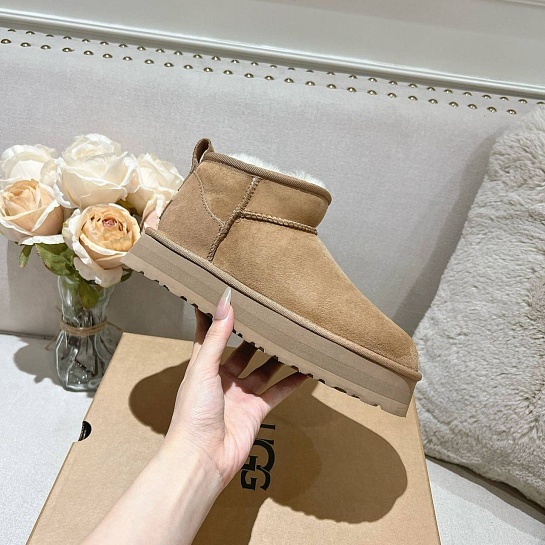 Женские ботинки UGG Classic Ultra Mini Platform - Chestnut