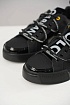 Черные кожаные кроссовки Dolce & Gabbana