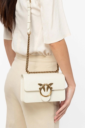 Женская сумка Classic Love Bag 21x12 см - White   